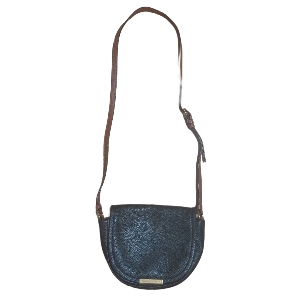 Marc Jacobs Black Pebbled Leather Crossbody Sadle Bag - Picture 11 of 12